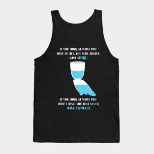 Life Quote Tank Top